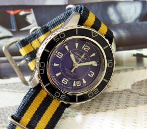 Seiko 5 Sports SNZH53 Automatic Watch Review-Mod-fifty-five-fathoms