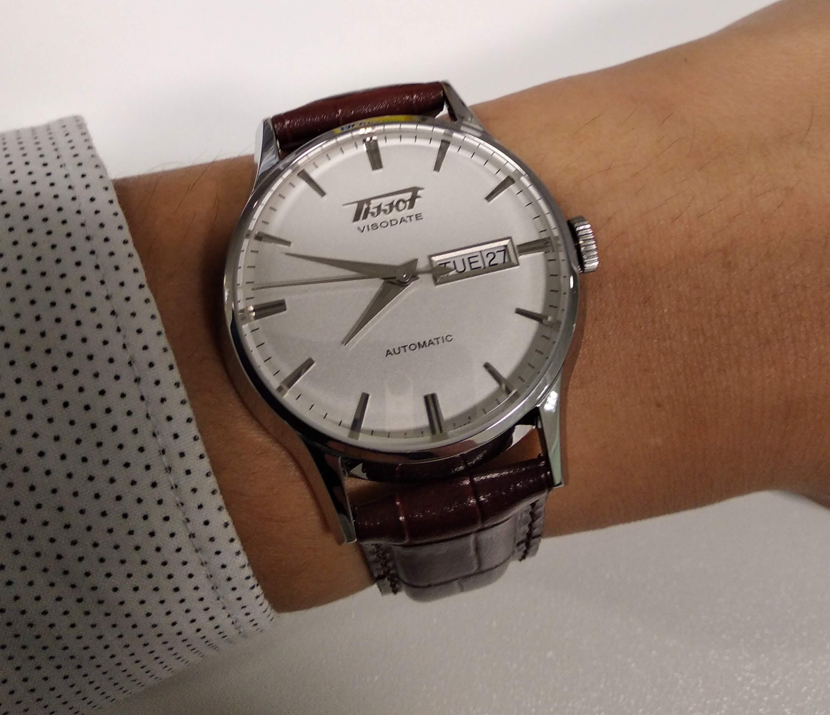 Tissot visodate white clearance dial