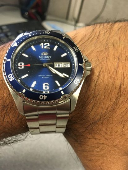 orient mako ii automatic watch