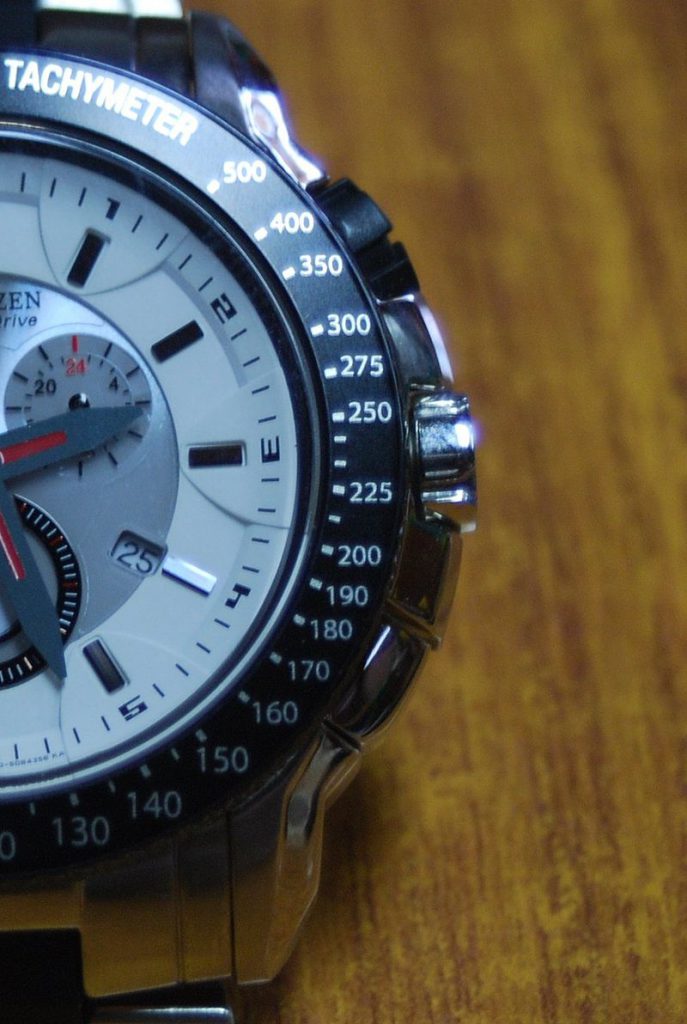 chronograph watch functions - tachymeter