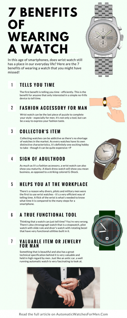 7 Benefits Of Wearing A Watch Infographic