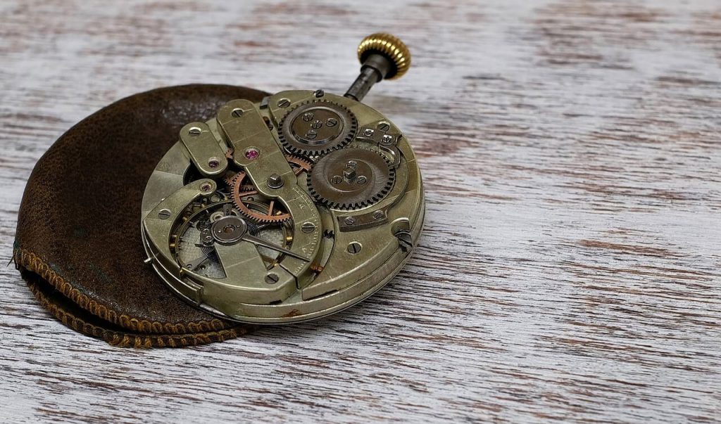 Vintage Pocket Watch Bronze