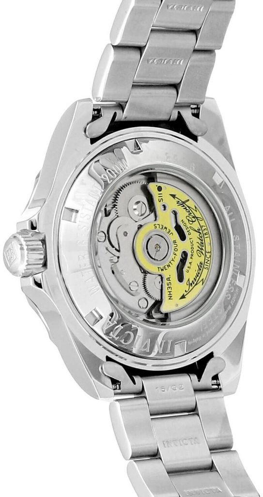 Invicta 8926 Exhibition caseback