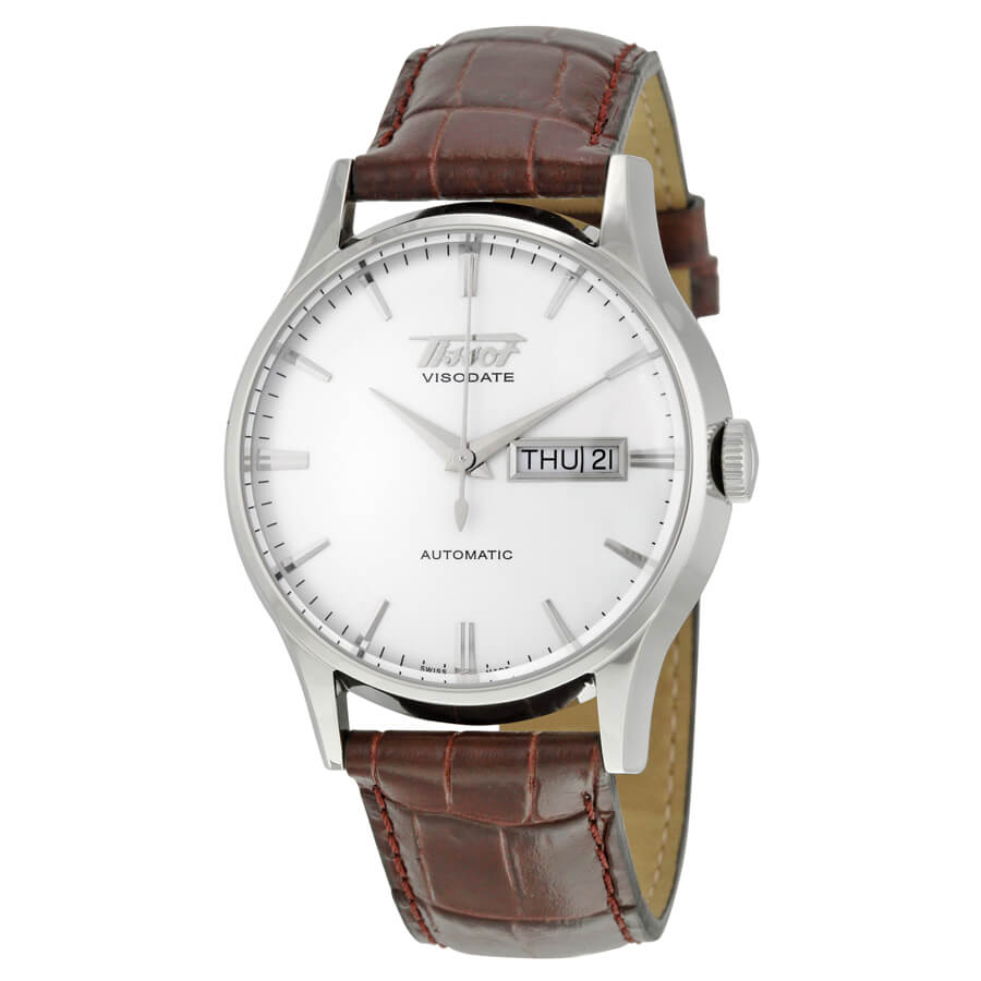 Tissot Visodate leather strap