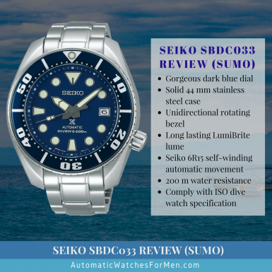 Seiko SBDC033 Review (Sumo)