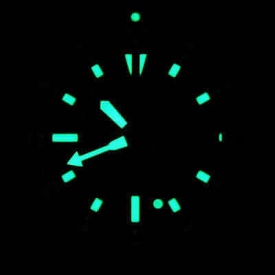 Seiko SKX173 Lume