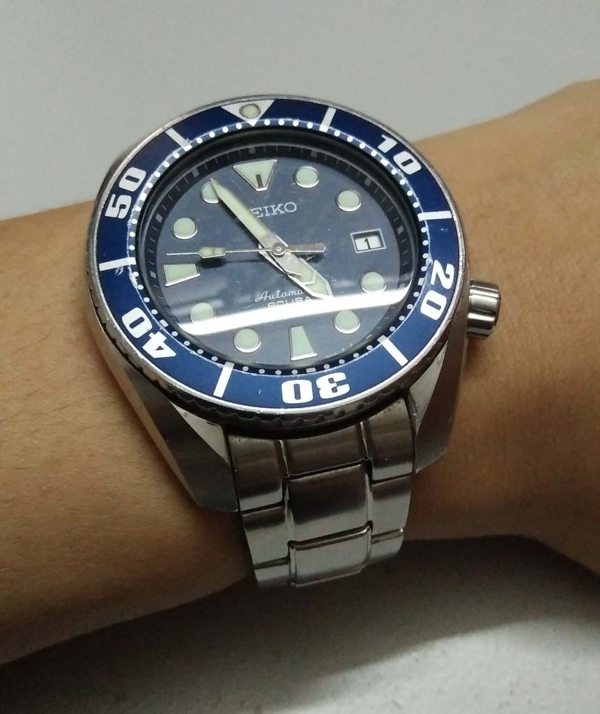 Seiko Sumo on hand