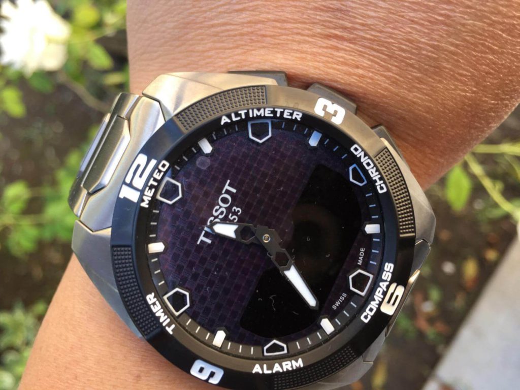 Tissot T-Touch on hand