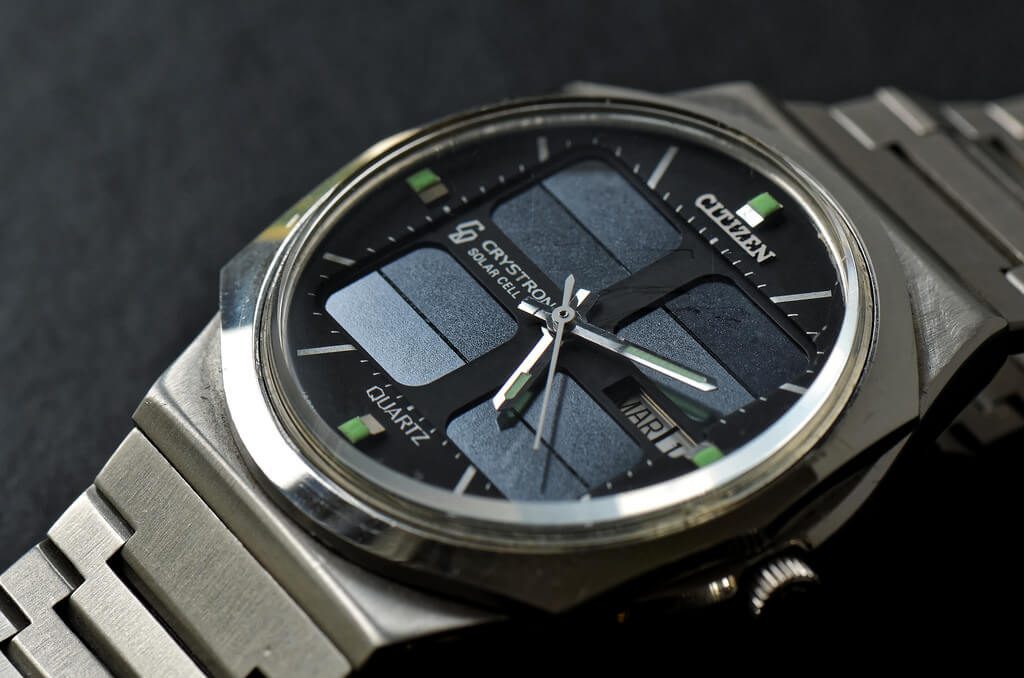 Citizen Crystron solar watch