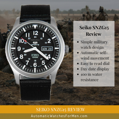 Seiko SNZG15 Review