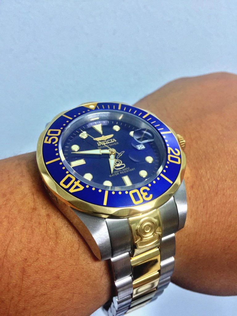 Invicta grand clearance diver two tone