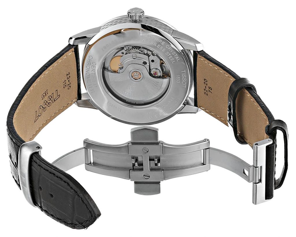 Tissot Powermatic 80 exhibition caseback