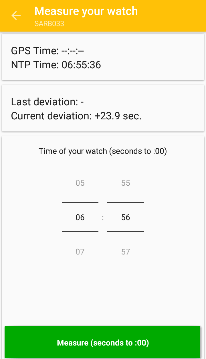 watchcheck app NTP GPS time