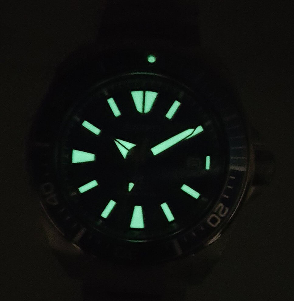 Seiko Samurai Lume